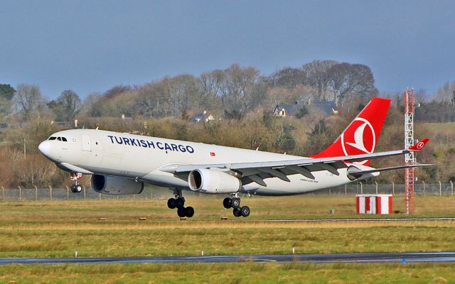 Airbus A330-200 (TC-JDR) - turkish cargo a330-200f tc-jdr about to land at shannon 12/2/18.