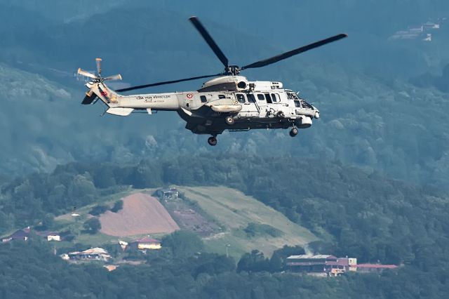 02-2544 — - AS532AL Cougar (02-2544) over Golcuk, Turkiye.