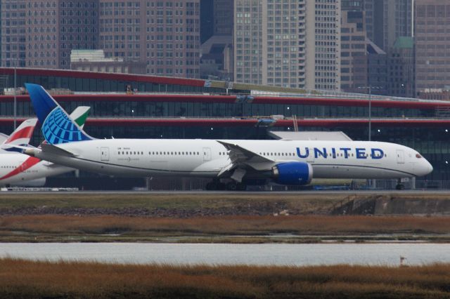 BOEING 787-10 Dreamliner (N14011) - United B787-10 operating BRU-EWR stopped in BOS for fuel/crew change on 12/27/21. 