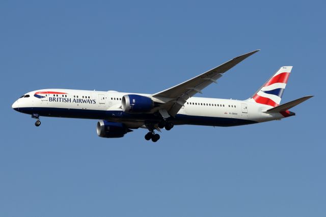 Boeing 787-9 Dreamliner (G-ZBKD) - 12/09/2020: A 04h25m flight landing from London (LHR).