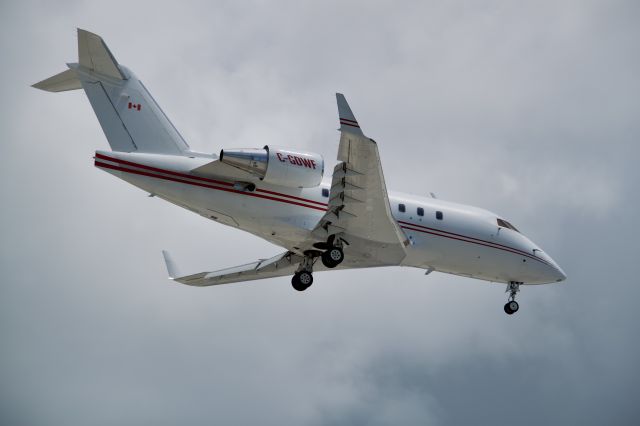 Canadair Challenger (C-GDWF) - Photo was taken just below the approach path to runway 10