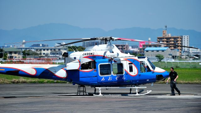JA99MZ — - AIR RESCUE TEAM MIYAZAKI(Miyazaki Prefecture JPN)br /NAME:(あおぞら=AOZORA)br /Bell 412EP
