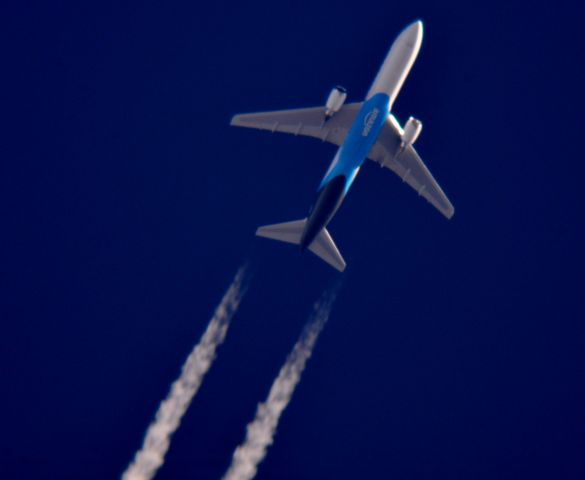 BOEING 767-300 (N1997A) - Atlas Air 3405 Lehigh Valley Intl to Ontario Intl over Cleveland  34,000ft. 11.07.16.