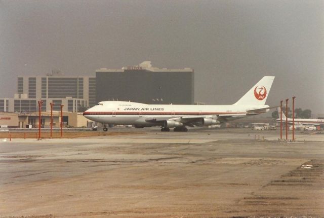 Boeing 747-200 — - Japan Air Lines 747 at LAX in the early 1980s