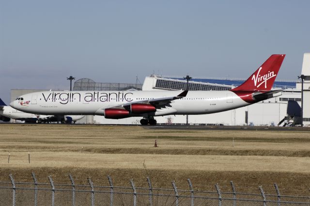 Airbus A340-300 (G-VAIR) - Departure at Narita Intl Airport Rwy34L on 2012/12/11