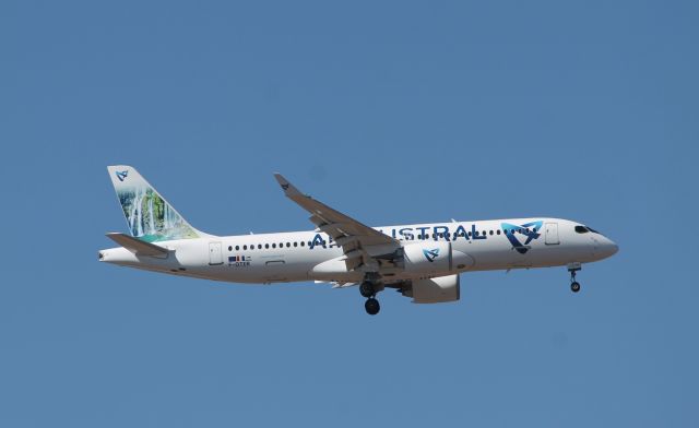 F-OTER — - Beautiful waterfalls on the tail - Air Austral on approach to OR Tambo International Airport, Johannesburg, South Africa