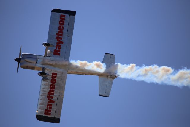 Vans RV-8 (N76540) - Vans RV-8, originally built by Eugene Gaddis and now owned/flown by Rifle Airshows/Joe Shetterly, N76540, at Thunder & Lightning Over Arizona at Davis Monthan AFB, 12 Mar 16.