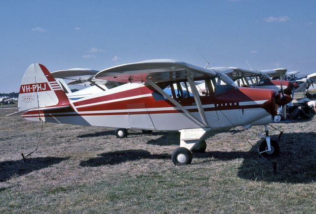 Piper PA-22 Tri-Pacer (VH-PHJ) - PIPER PA-22-150 TRI-PACER - REG VH-PHJ (CN 22-5452) - MANGALORE AIRPORT VIC. AUSTRALIA - YMNG 11/4/1982