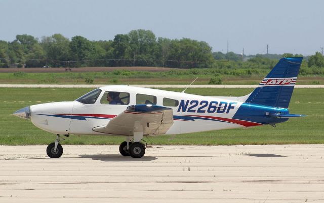 Piper Cherokee (N226DF) - Whiteside Co. Airport  KSQI 19 May 2024br /ATP dropped in for a bit for soem fuel before heading back over to DuPage Airport.br /Gary C. Orlando Photo.