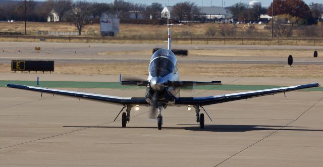 Raytheon Texan 2 (06-3856) - Taxiing in to AFW for a gas and go. Vance AFB "Eight Ballers" based. (Please view in "full" for highest image quality) 