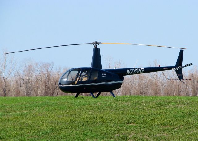 Robinson R-44 (N76VG) - At Downtown Shreveport.