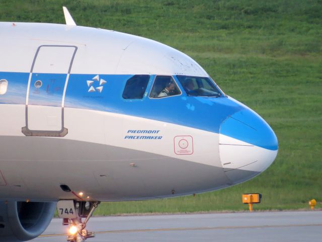 Airbus A319 (N744P) - Taken July 23, 2013