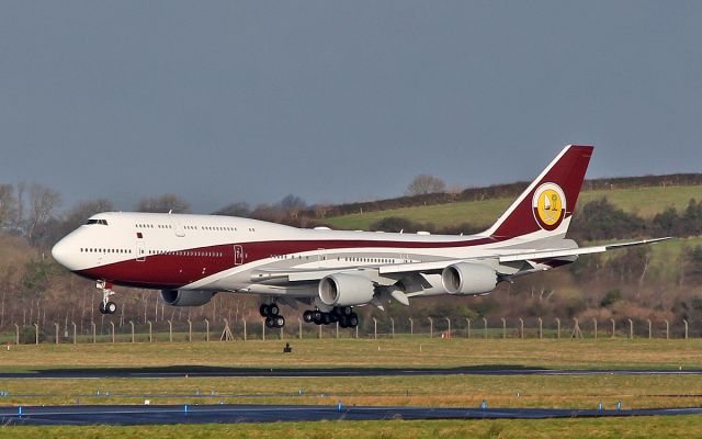 BOEING 747-8 (VQ-BSK) - worldwide aircraft holdings b747-8zv bbj vq-bsk circuit training at shannon 5/1/18.