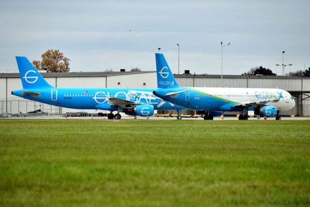 Airbus A320 (N279GX) - 11-13-21 with sister ship N277GX