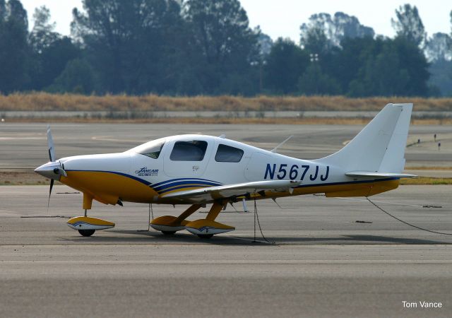 Cessna 350 (N567JJ) - KRDD - on the ramp at Redding,CA Aug 2014