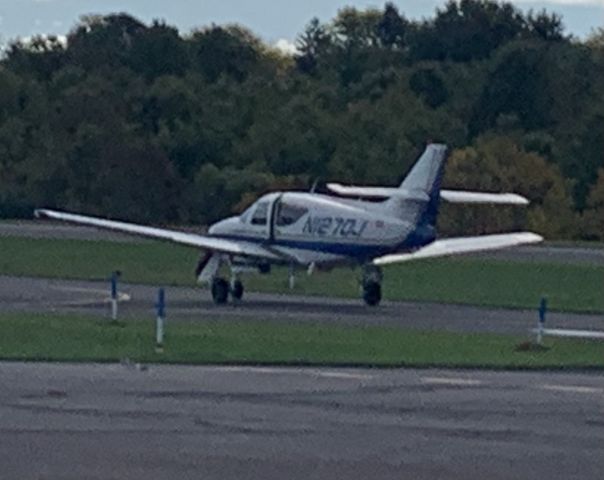 Rockwell Commander 114 (N1270J) - N1270J (AC11) departing Quakertown Airport (KUKT)br /Photo Date: October 8, 2022