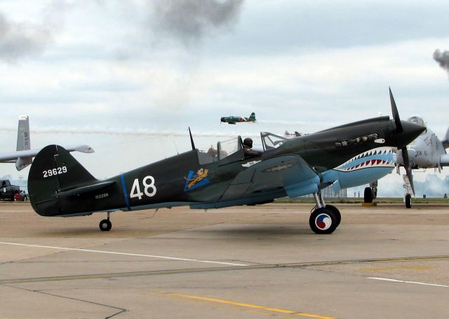 CURTISS Warhawk (N1226N) - At Barksdale Air Force Base.