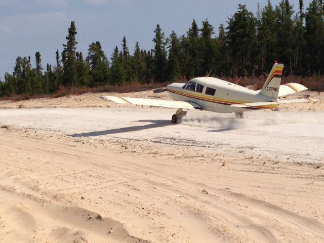 Cessna Citation III (C-FPWC) - Landing at Cree Lake Lodge (2014)