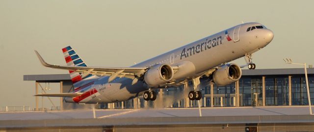 Airbus A321 (N410AN) - phoenix sky harbor international airport  Airbus 321neo 25JAN20