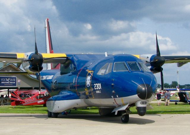 Casa Persuader (CN-235) (N2301) - AirVenture 2016.    U.S. Coast Guard HC-144A Ocean Sentry.