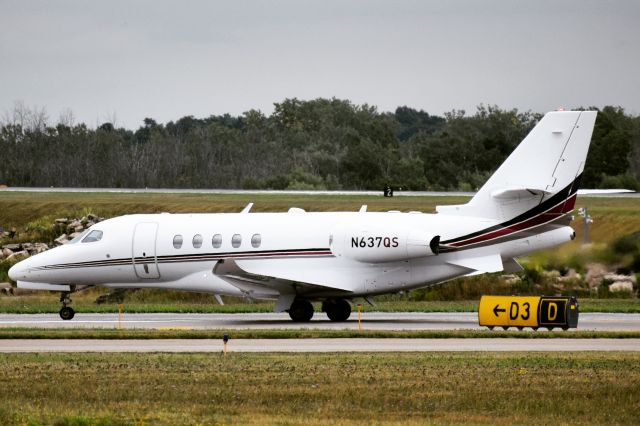 Cessna Citation Latitude (N637QS) - 2019 Citation Latitude opby NetJetsbr /Operating as EJA637 from North Kingstown RI (OQU) to Buffalo NY (BUF) on August 26th 2020