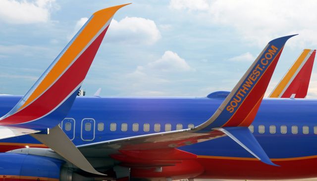 Boeing 737-800 (N8555Z) - A pair of split scimitar winglets.