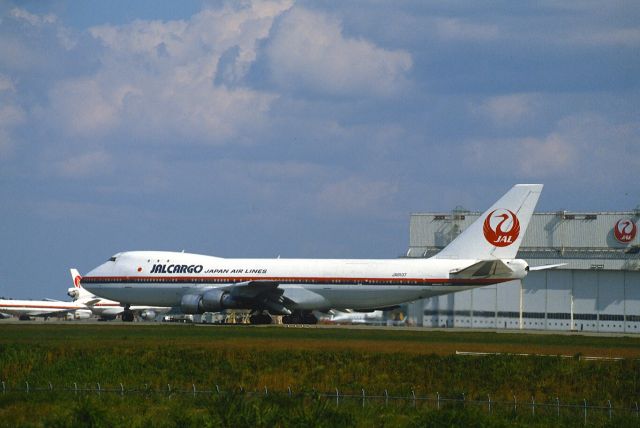 BOEING 747-100 (JA8107) - Departure at Narita Intl Airport Rwy34 on 1986/10/18