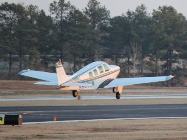 Beechcraft Bonanza (36) (N8073W) - Taking off of 20R at PDK on 02/16/2011