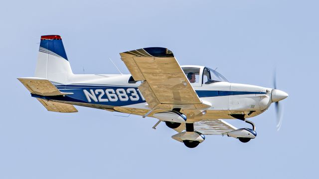 Grumman AA-5 Tiger (N26831) - Gulfstream American AA-5A Cheetah over Buckeye Municipal Airport, February 2023