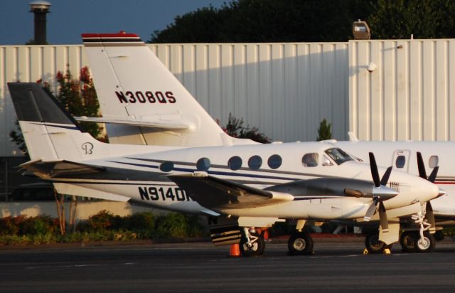 Beechcraft King Air 90 (N914DK) - KEFFER MANAGEMENT COMPANY INC on the ramp at Wilson Air - 7/18/15