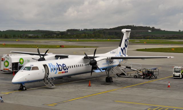 de Havilland Dash 8-400 (G-JEDM) - Flybe De Havilland Canada DHC-8-402Q Dash 8 G-JEDM in Edinburgh Airport