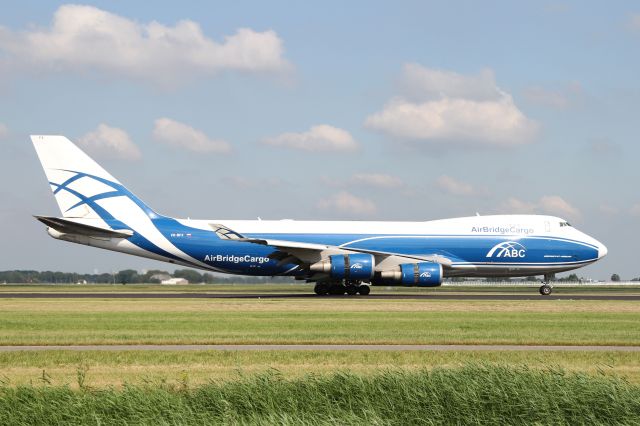 Boeing 747-400 (VQ-BFX) - Landing Polderbaan EHAM