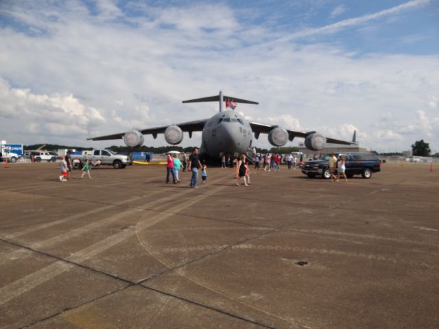 Boeing Globemaster III (N30600) - C-17 parked at Memmphis airshow. 