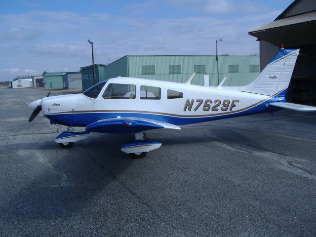 Piper Cherokee (N7629F) - KFSO - Fresh Paint - April 2013