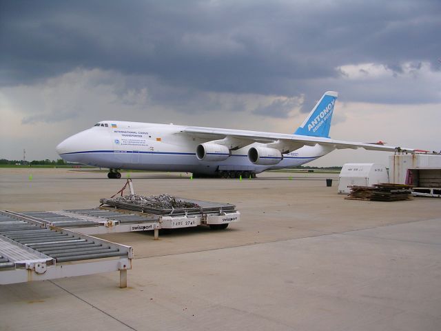 Antonov An-124 Ruslan (UR-82027) - AN-124 at freight terminal, dont know when it came in.