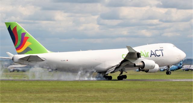 Boeing 747-400 (TC-ACM) - air act cargo b747-428f tc-acm landing at shannon from istanbul 3/5/20.