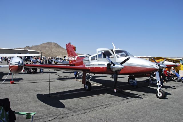 Cessna 310 (N6994T) - N6994T   1960 Cessna 310D  Riley Turbo Rocket C/N 39294 - 12th Annual Apple Valley Air Showbr /br /Apple Valley Airport (APV) (KAPV)br /California, USAbr /TDelCorobr /October 12, 2013