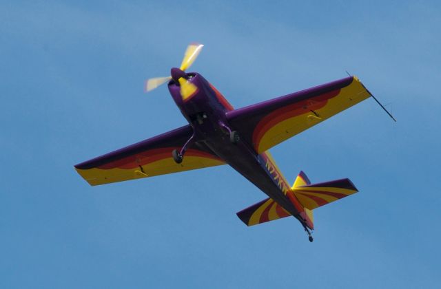 N77KW — - 1997 Extra EA-300/L aerobatic, airborne at LaPort Texas - T41