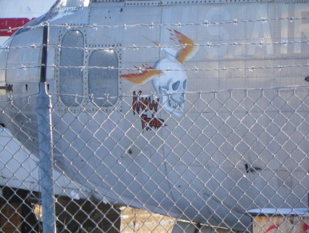 FAIRCHILD (1) Flying Boxcar — - Nose art on a C-119. Nice one.