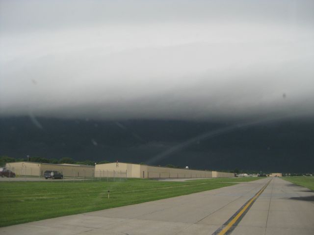 Cessna Skyhawk (N79501) - Nice squall line getting ready to smack Millard Airport in Nebraska.