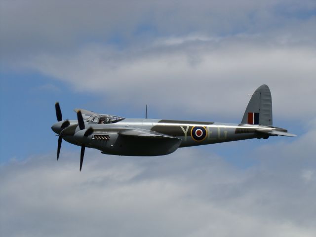 De Havilland Mosquito — - Mosquito KA114 at its public debut, 29th Sept 2012. Ardmore, NZ