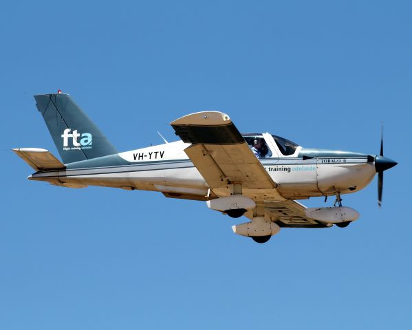 Socata Tobago (VH-YTV) - FLIGHT TRAINING ADELAIDE - SOCATA TB-10 TOBAGO - REG VH-YTV (CN 1604) - PARAFIELD ADELAIDE SA. AUSTRALIA - YPPF (9/12/2014)