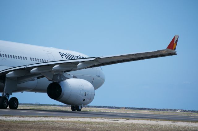 — — - Philipenes A330 taxing out to 8R for a long flight to Manila.