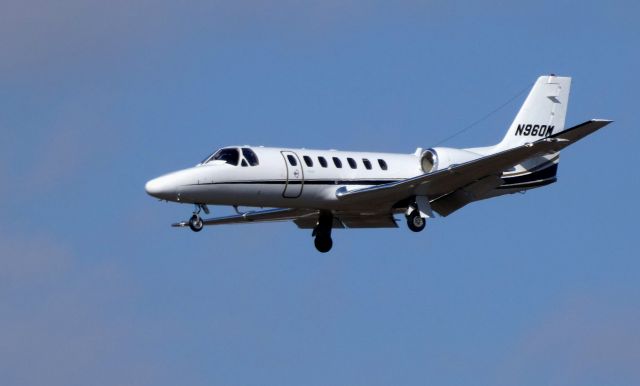 Cessna Citation V (N960M) - On final is this 2005 Cessna Citation V in the Winter of 2019.