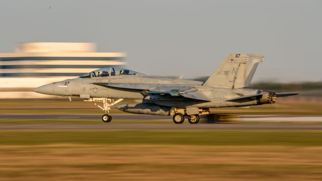 McDonnell Douglas FA-18 Hornet (16-5918) - VFA-122 F/A-18F Super Hornet taking off from KEFD on 12/4/2020