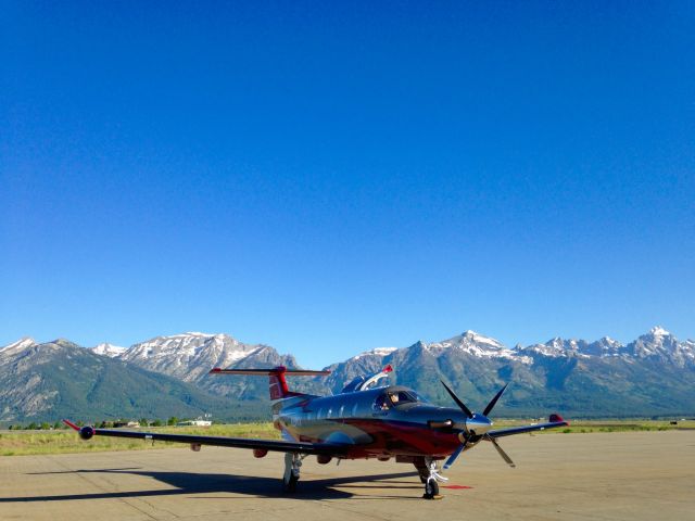 Pilatus PC-12 (N15NX) - Jackson Hole, WY.