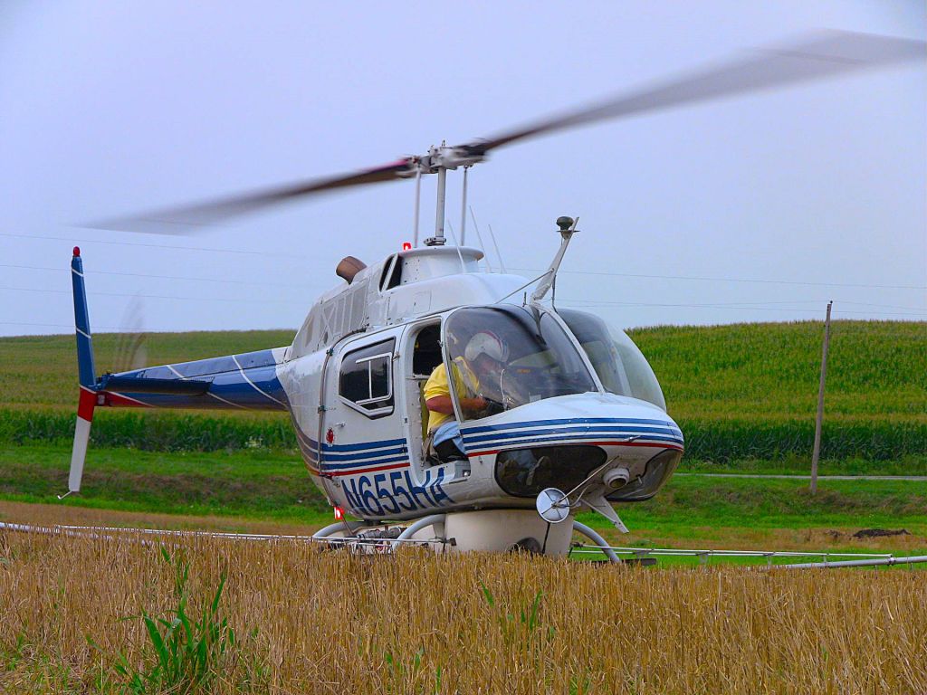 N655HA — - Crop Dusting in North East Indiana