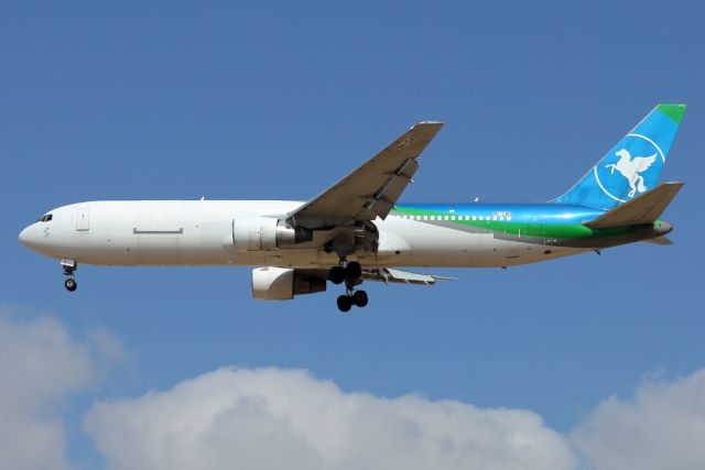 BOEING 767-300 (9H-CAD) - 29/04/2025:br /Flight from Dubai, DWC > TLV, final to runway 21.