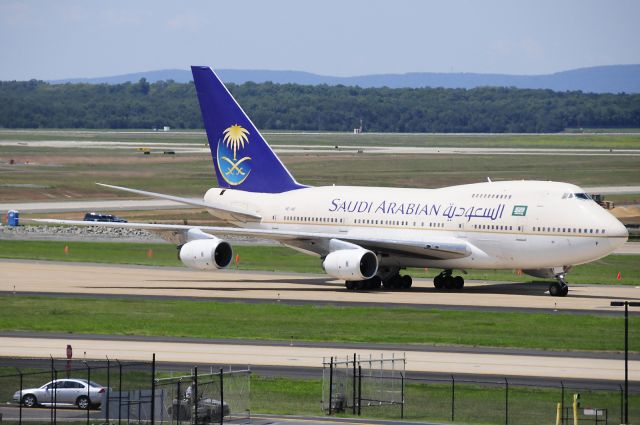 BOEING 747SP (HZ-AIF) - Seen at KIAD on 8/7/2009.  Thanks to FlightAware alerts for giving me plenty of time to catch this one.      a href=http://discussions.flightaware.com/profile.php?mode=viewprofile&u=269247  Profile/a