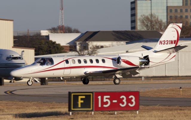 Cessna Citation V (N331MW) - Arriving on a gorgeous Winter afternoon to Addison Airport (please view in "full" for highest image quality) 